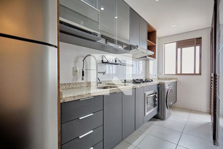 Cozinha de apartamento para alugar com 2 quartos, 55m² em Santo Antônio, São José dos Pinhais