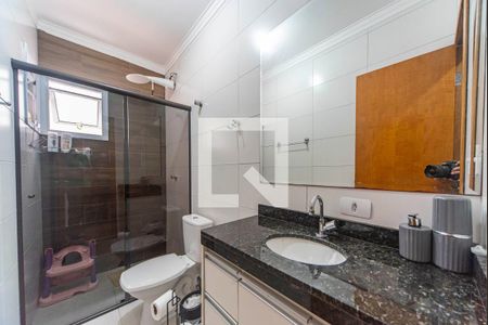 Banheiro  de apartamento à venda com 3 quartos, 100m² em Vila Alice, Santo André