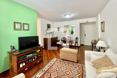 Sala  de apartamento à venda com 2 quartos, 85m² em Leblon, Rio de Janeiro