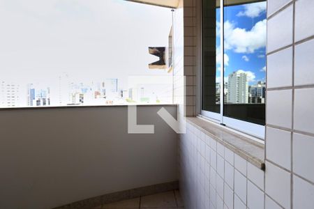 Varanda da Sala de apartamento para alugar com 1 quarto, 51m² em Funcionários, Belo Horizonte