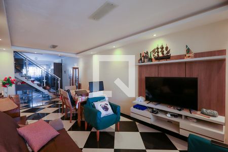 Sala de estar - Sala de jantar  de casa à venda com 3 quartos, 156m² em Cupecê, São Paulo