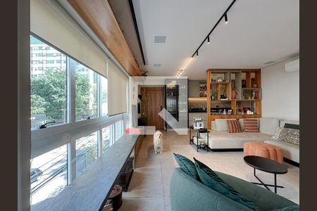 Sala/Cozinha de apartamento para alugar com 3 quartos, 133m² em Perdizes, São Paulo