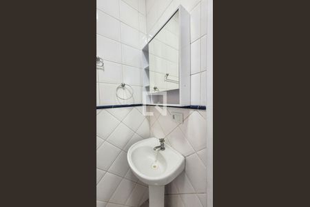 Banheiro Social de kitnet/studio para alugar com 1 quarto, 30m² em Jardim Santa Genebra Ii (barao Geraldo), Campinas