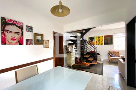 Sala de Jantar de apartamento à venda com 4 quartos, 220m² em Santo Antônio, Belo Horizonte