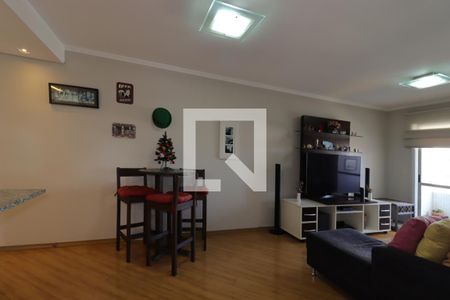 Sala de apartamento à venda com 1 quarto, 57m² em Jardim, Santo André