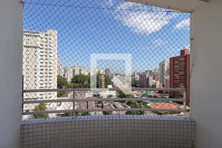 Varanda da Sala de apartamento à venda com 1 quarto, 57m² em Jardim, Santo André
