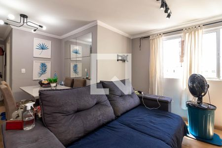 Sala de Estar de apartamento à venda com 2 quartos, 55m² em Vila Nova Cachoeirinha, São Paulo