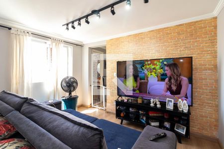 Sala de Estar de apartamento à venda com 2 quartos, 55m² em Vila Nova Cachoeirinha, São Paulo