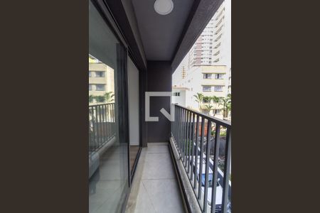 Varanda de kitnet/studio à venda com 1 quarto, 23m² em Jardim das Acacias, São Paulo