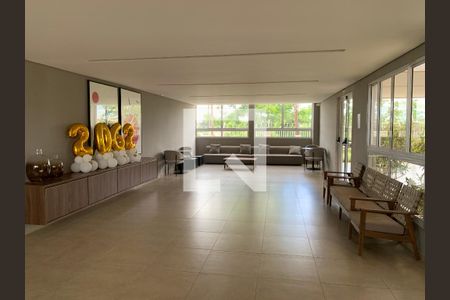 Área comum - Salão de festas de apartamento para alugar com 2 quartos, 100m² em Parque das Oliveiras Ii, Ribeirão Preto