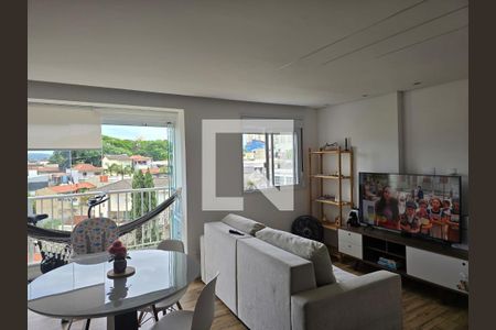 Sala  de apartamento à venda com 1 quarto, 47m² em Vila Galvão, Guarulhos