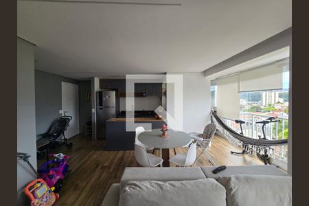 Sala  de apartamento à venda com 1 quarto, 47m² em Vila Galvão, Guarulhos