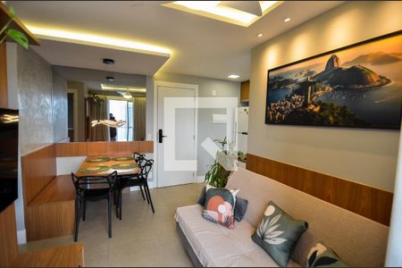 Sala de apartamento à venda com 2 quartos, 46m² em Santo Cristo, Rio de Janeiro