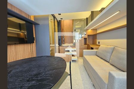 Sala de kitnet/studio para alugar com 1 quarto, 35m² em Santo Amaro, São Paulo