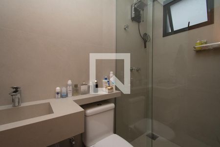 Banheiro da Suite de apartamento à venda com 3 quartos, 142m² em Eldorado, Contagem