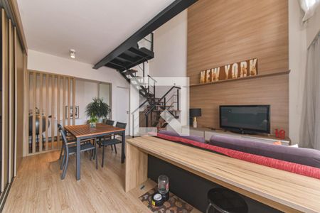 Sala de apartamento à venda com 2 quartos, 82m² em Cidade Monções, São Paulo