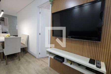 Sala de apartamento para alugar com 3 quartos, 58m² em Jardim Jamaica, Santo André