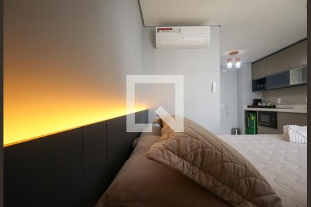 Sala - Quarto de kitnet/studio para alugar com 1 quarto, 25m² em Brooklin, São Paulo