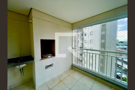 Varanda da Sala de apartamento para alugar com 3 quartos, 78m² em Vila Augusta, Guarulhos