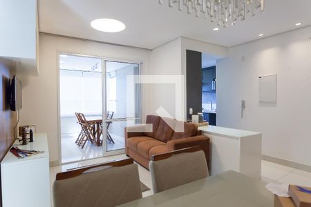 sala de apartamento à venda com 2 quartos, 75m² em Caiçaras, Belo Horizonte