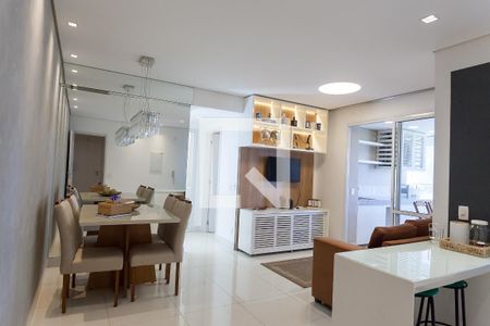 sala de apartamento à venda com 2 quartos, 75m² em Caiçaras, Belo Horizonte