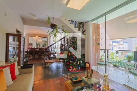 Sala 1 de apartamento para alugar com 3 quartos, 300m² em Anchieta, Belo Horizonte