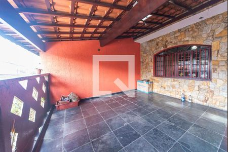 Varanda da Sala de casa à venda com 3 quartos, 279m² em Jardim Santo Alberto, Santo André