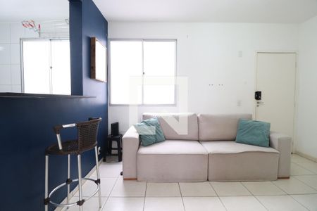Sala de apartamento para alugar com 2 quartos, 44m² em Gávea, Uberlândia