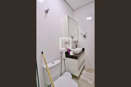 Banheiro do Quarto 1 de casa para alugar com 2 quartos, 130m² em Vila Regente Feijó, São Paulo