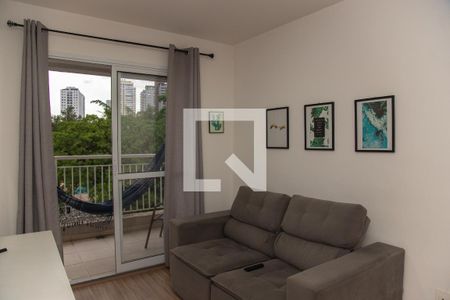 Sala de apartamento para alugar com 1 quarto, 60m² em Chácara Santo Antônio, São Paulo