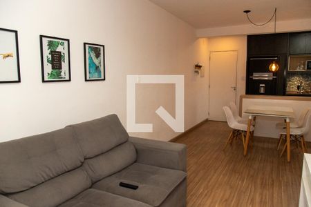 Sala de apartamento para alugar com 1 quarto, 60m² em Chácara Santo Antônio, São Paulo