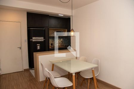 Sala de Jantar de apartamento para alugar com 1 quarto, 60m² em Chácara Santo Antônio, São Paulo