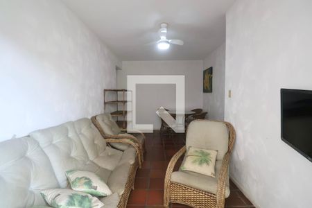Sala de apartamento para alugar com 2 quartos, 80m² em Jardim A. Maria, Guarujá