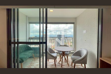 Varanda de kitnet/studio para alugar com 1 quarto, 26m² em Pompeia, São Paulo