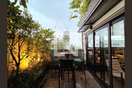 Varanda da Sala de apartamento à venda com 2 quartos, 210m² em Itaim Bibi, São Paulo