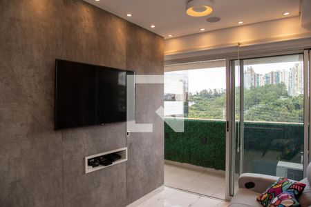 Sala de apartamento à venda com 1 quarto, 49m² em Santo Amaro, São Paulo