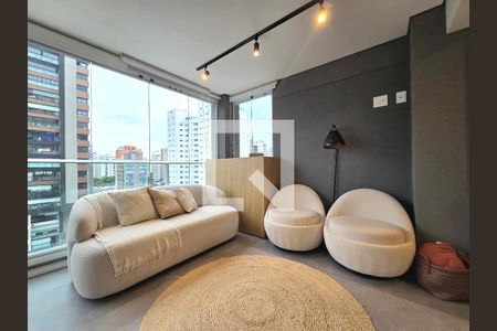 Varanda de apartamento à venda com 2 quartos, 81m² em Moema, São Paulo