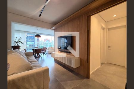 Sala de apartamento à venda com 2 quartos, 81m² em Moema, São Paulo