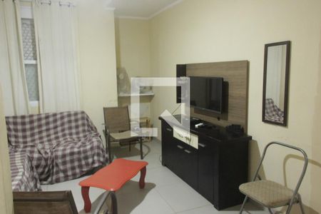 Sala de apartamento para alugar com 3 quartos, 116m² em José Menino, Santos