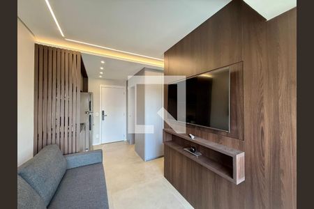 Sala de kitnet/studio para alugar com 1 quarto, 27m² em Jardim das Acacias, São Paulo