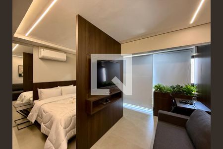 Sala de kitnet/studio para alugar com 1 quarto, 27m² em Jardim das Acacias, São Paulo