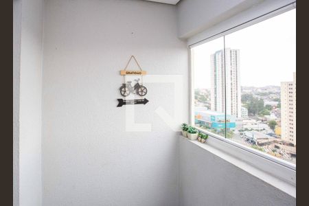 Varanda da Sala de apartamento à venda com 2 quartos, 51m² em Centro, Diadema