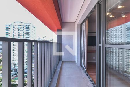 Varanda de kitnet/studio à venda com 1 quarto, 23m² em Santo Amaro, São Paulo