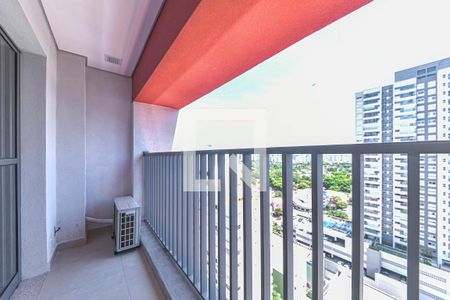 Varanda de kitnet/studio à venda com 1 quarto, 23m² em Santo Amaro, São Paulo