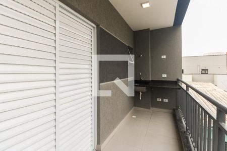 Varanda e Área de Serviço  de kitnet/studio para alugar com 1 quarto, 30m² em Chácara Califórnia, São Paulo