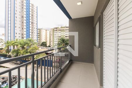 Varanda e Área de Serviço  de kitnet/studio para alugar com 1 quarto, 30m² em Chácara Califórnia, São Paulo