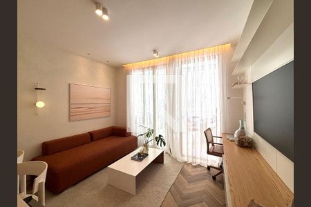 Sala de apartamento à venda com 1 quarto, 52m² em Jardim Botânico, Rio de Janeiro