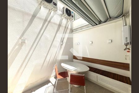 Varanda/serviço de apartamento à venda com 1 quarto, 52m² em Jardim Botânico, Rio de Janeiro