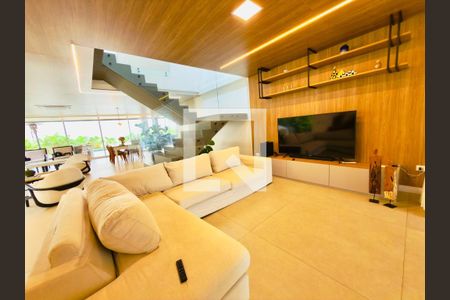 Sala de casa de condomínio à venda com 4 quartos, 385m² em Colinas da Anhanguera, Santana de Parnaíba