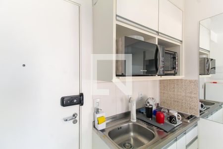 Sala/Cozinha de apartamento à venda com 1 quarto, 32m² em Brás, São Paulo